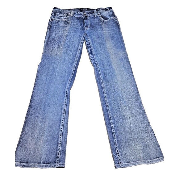 Shyanne Denim - Shyanne Jeans Womens 32 short ANNWE Mid Rise Bootcut Blue Denim Stretch